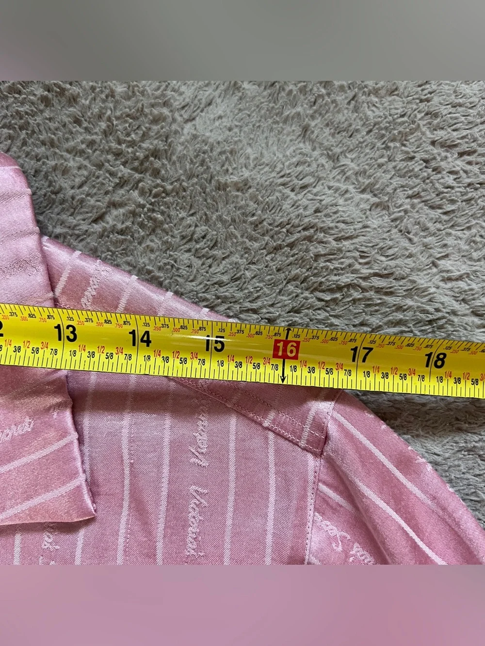 Victoria's Secret Signature Satin‎ Pajama Top Preppy Minimalist Coquette Sz XL